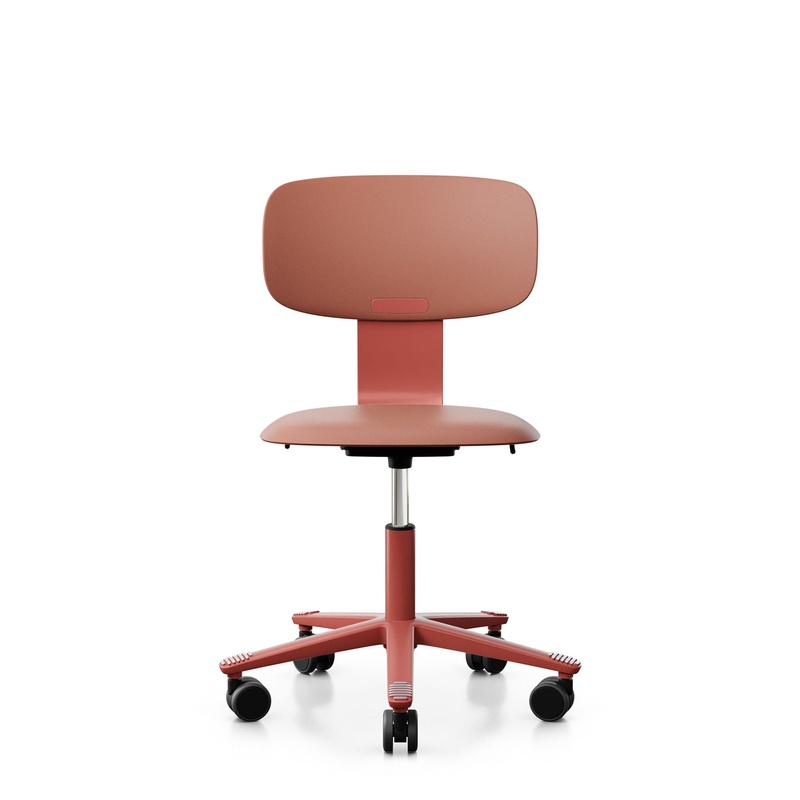 Image of HAG Tion 2100 task chair without armrests, Pink, New, Ergonomic chair - ideal for flexible working