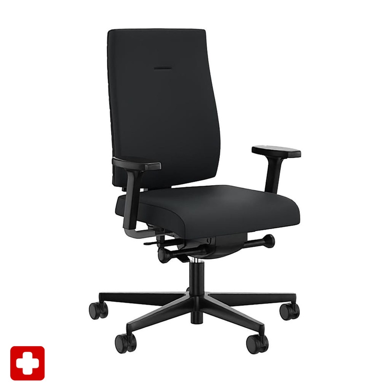 Image of Office swivel chairs Sitag SitagX-Line padded with 2D armrests, Black, New, Ergonomic chair - ideal for flexible working