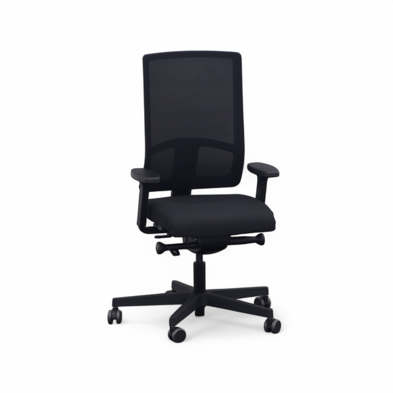 Image of Office chair Sitag SitagX-Line mesh with 2D armrests, Black, Good, Ergonomic chair - ideal for flexible working