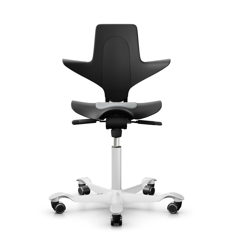 Image of Office swivel chairs HAG CAPISCO Puls 8010 without armrests, Black, New, Ergonomic chair - ideal for flexible working