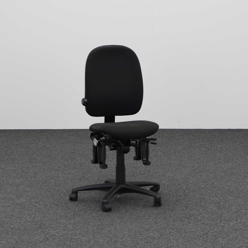 Image of Haider office swivel chair without armrests, Black, Normal used, Ergonomic chair - ideal for flexible working