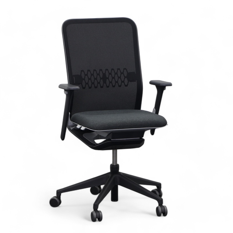 Image of Office swivel chairs Sitag SitagTeam Mesh with 2D armrests, Anthracite, Good, Ergonomic chair - ideal for flexible working