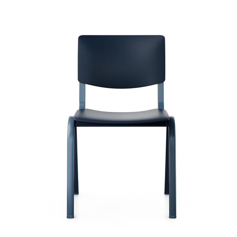Image of Plastic chair HAG Celi 9100 Blue without armrests, New - Perfect for office and reception