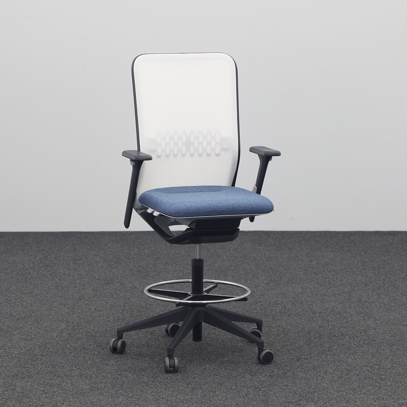 Image of Office swivel chairs Sitag SitagTeam Mesh with 2D armrests, Blue, Very good, Ergonomic chair - ideal for flexible working