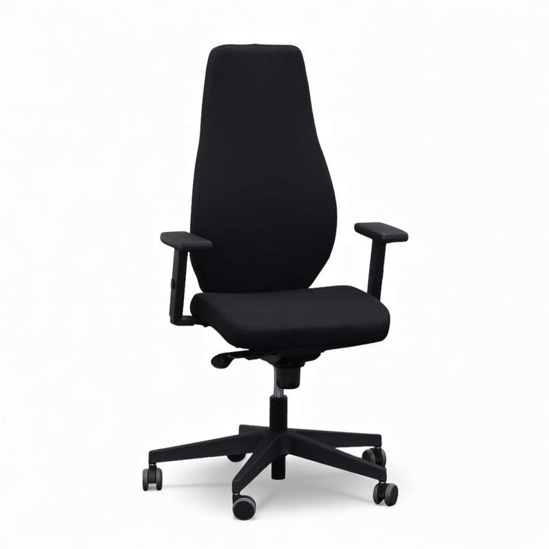 Image of Nowy Styl Bjarg office swivel chair with 3D armrests, Black, Very good, Ergonomic chair - ideal for flexible working