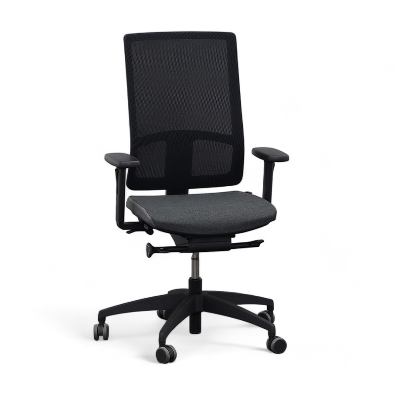 Image of Office swivel chairs Sitag SitagPoint Tec 2 Mesh with 2D armrests, Anthracite, Good, Ergonomic chair - ideal for flexible working