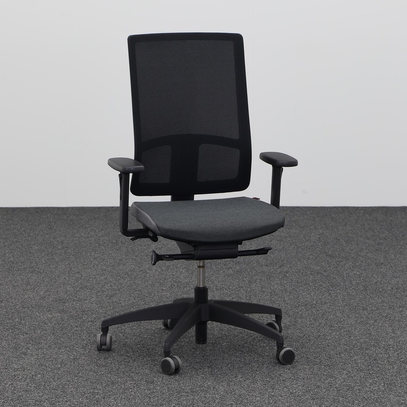 Image of Office swivel chairs Sitag SitagPoint Tec 2 Mesh with 2D armrests, Anthracite, Very good, Ergonomic chair - ideal for flexible working