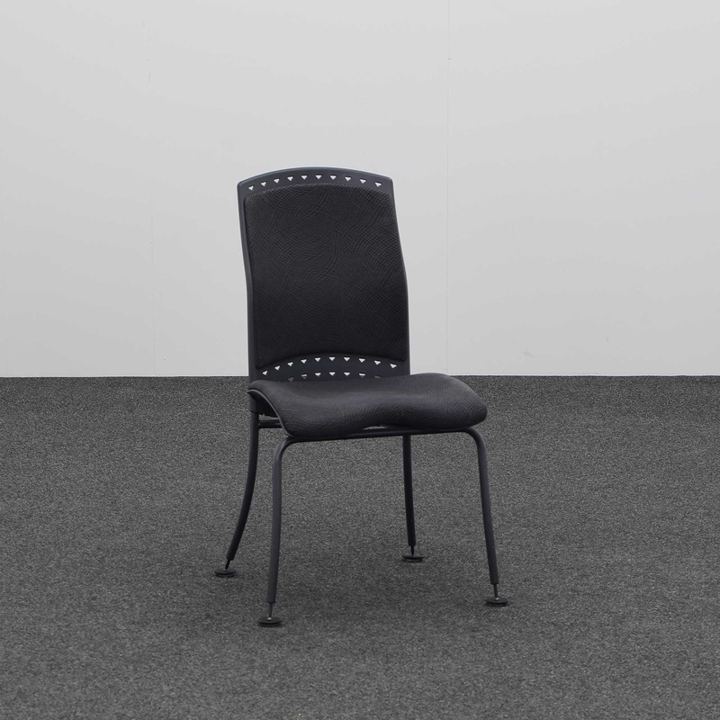 Image of 4-leg chairs Sitag Reality Anthracite without armrests, Normal used - Perfect for office and reception