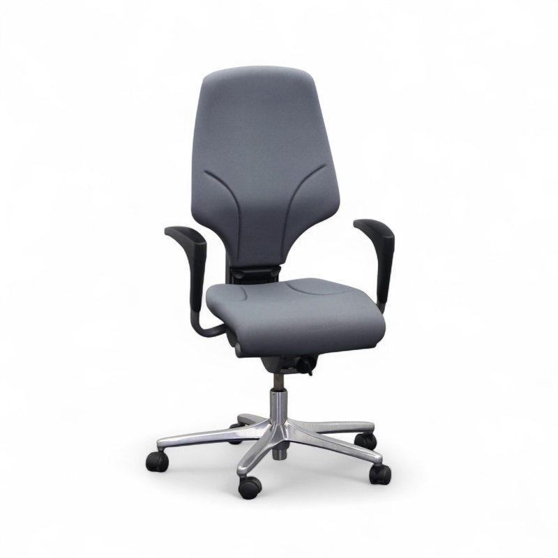 Image of Office swivel chairs Giroflex 64 with 1D armrests, Gray, Normal used, Ergonomic chair - ideal for flexible working