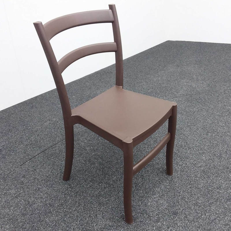 Image of Outdoor chairs Siesta Tiffany Brown without armrests, Very good - Perfect for comfortable sitting