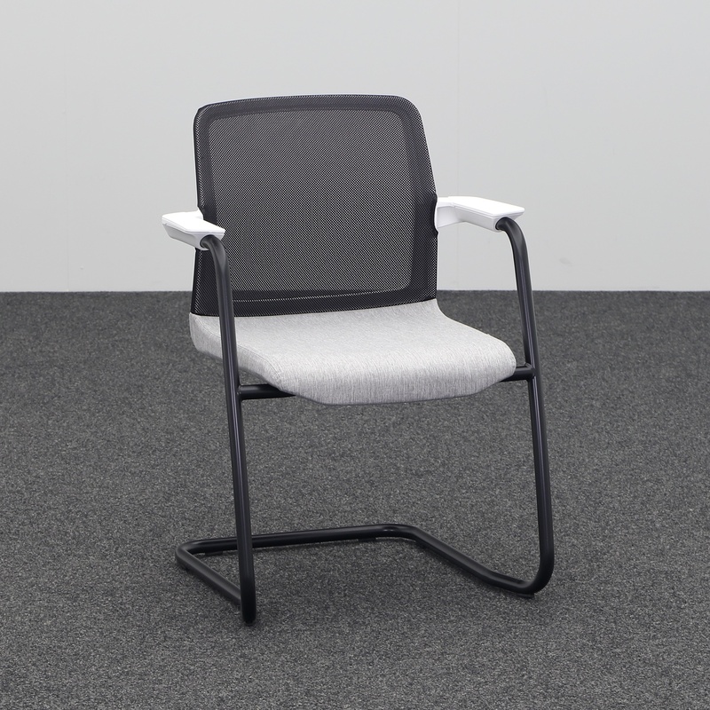 Image of Cantilever Narbutas Wind Light gray with ring armrests, Free swinging, New - Perfect for visitors and guests