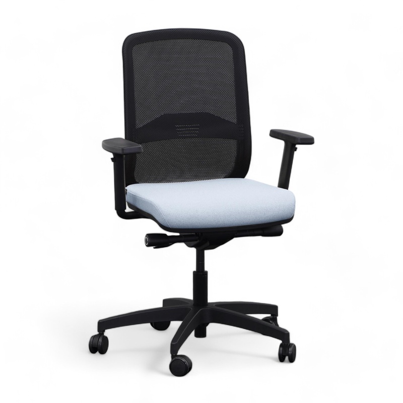 Image of Milani Bali Mesh office chair with 2D armrests, Blue, New, Ergonomic chair - ideal for flexible working