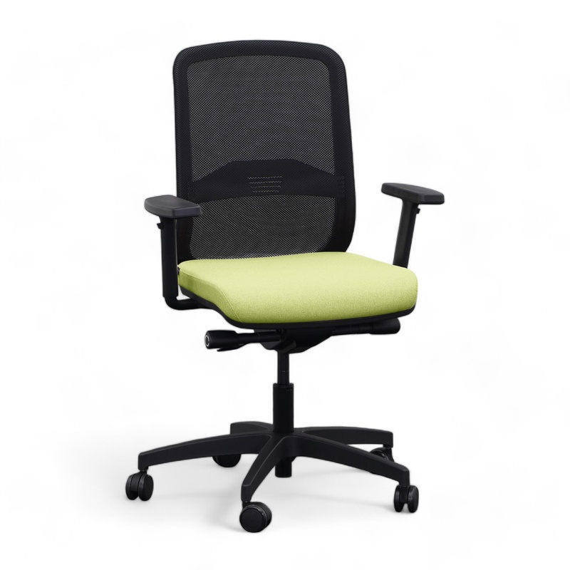 Image of Milani Bali Mesh office chair with 2D armrests, Green, New, Ergonomic chair - ideal for flexible working