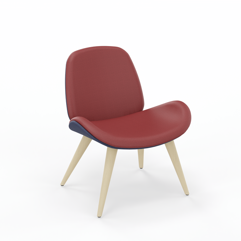 Image of Lounge armchair Nowy Styl Tilkka Red, Very good