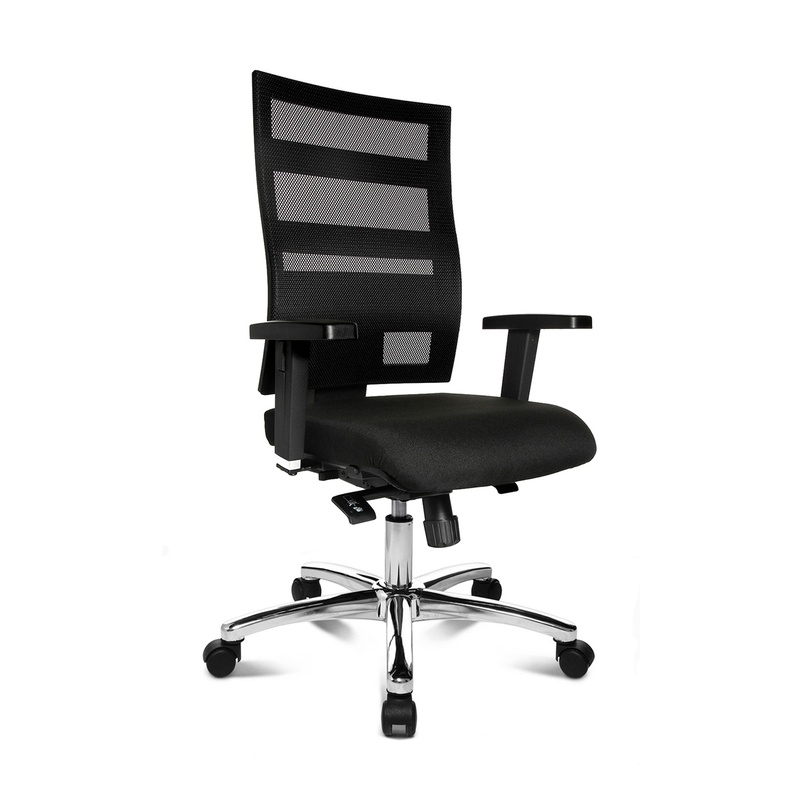 Image of Office swivel chair Topstar X-Pander Plus with 3D armrests, Black, New, Ergonomic chair - ideal for flexible working