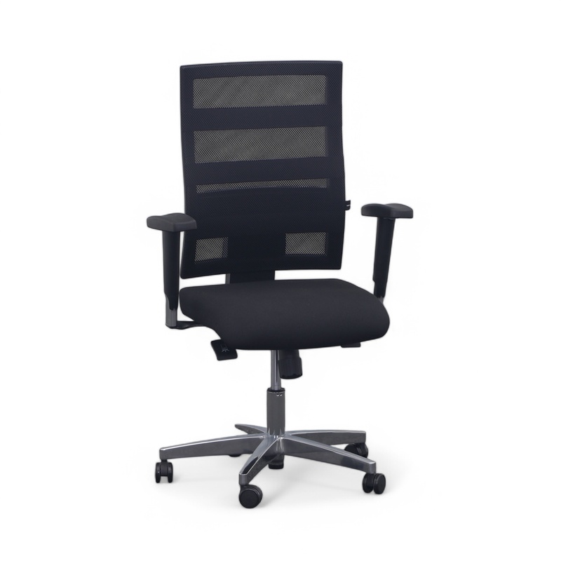 Image of Office swivel chair Topstar X-Pander Plus with 3D armrests, Black, Very good, Ergonomic chair - ideal for flexible working