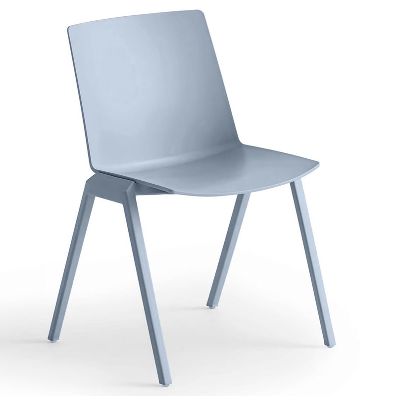 Image of Gaber Jubel IV visitor chair Blue without armrests, New - Perfect for office and reception