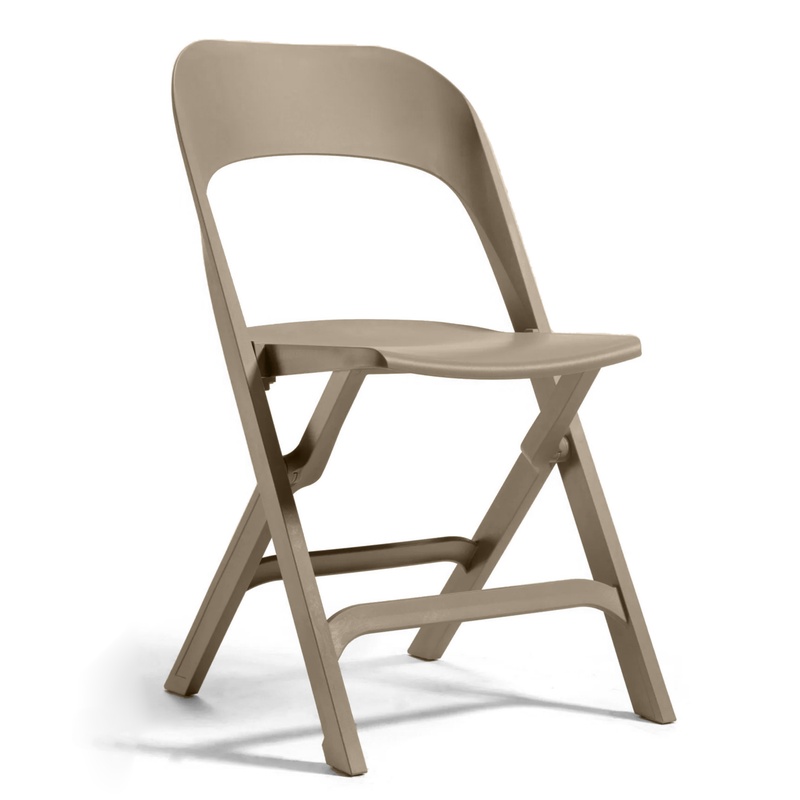 Image of Outdoor chairs Gaber Flap Beige without armrests, New - Perfect for comfortable sitting