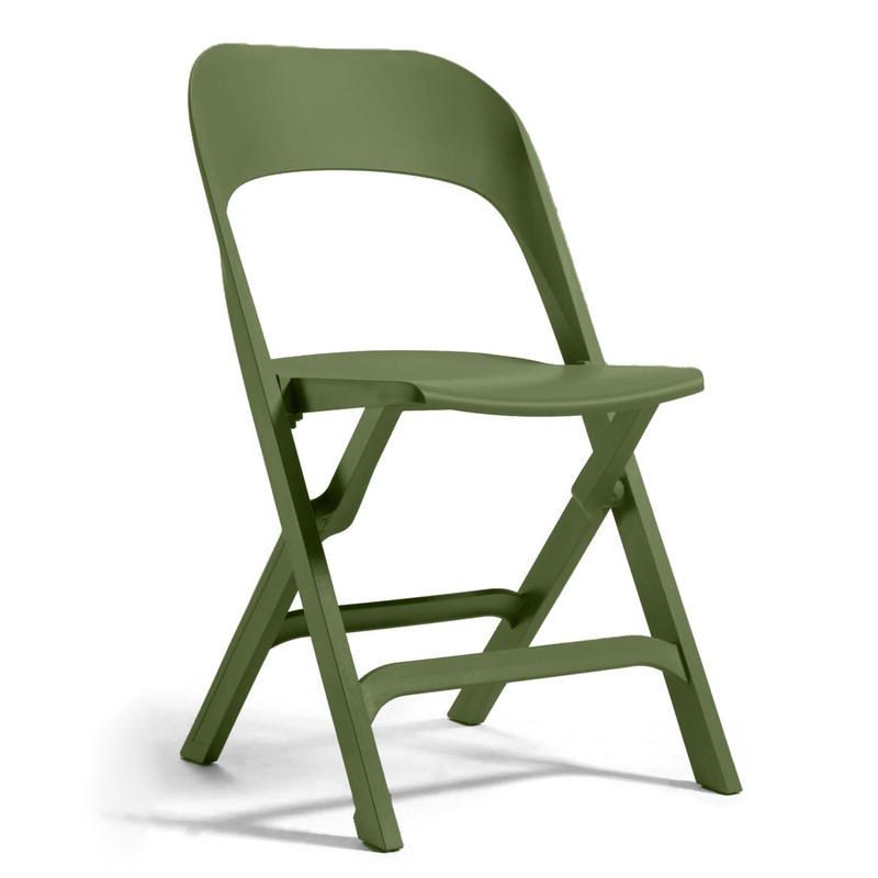 Image of Outdoor chairs Gaber Flap Green without armrests, New - Perfect for comfortable sitting