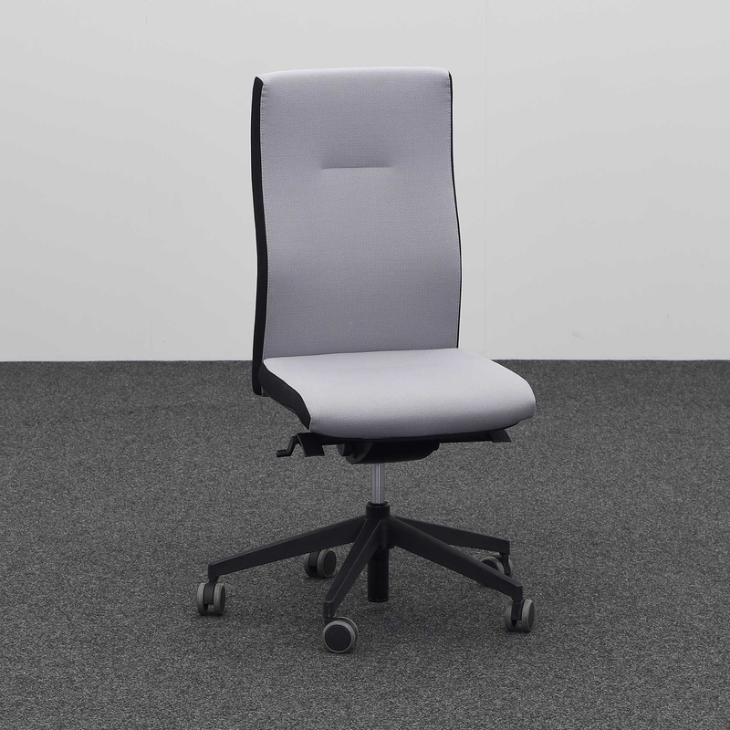 Image of Züco Cubo office swivel chair without armrests, Gray, Good, Ergonomic chair - ideal for flexible working