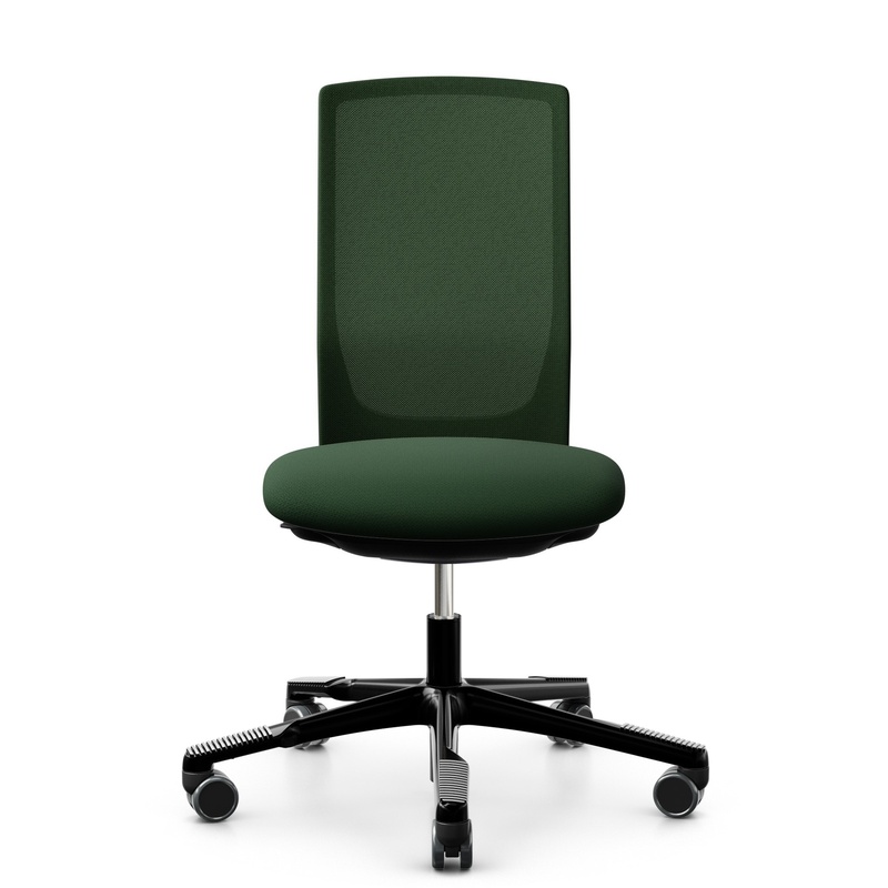 Image of HAG Futu Mesh 1100-S office swivel chair without armrests, Green, New, Ergonomic chair - ideal for flexible working