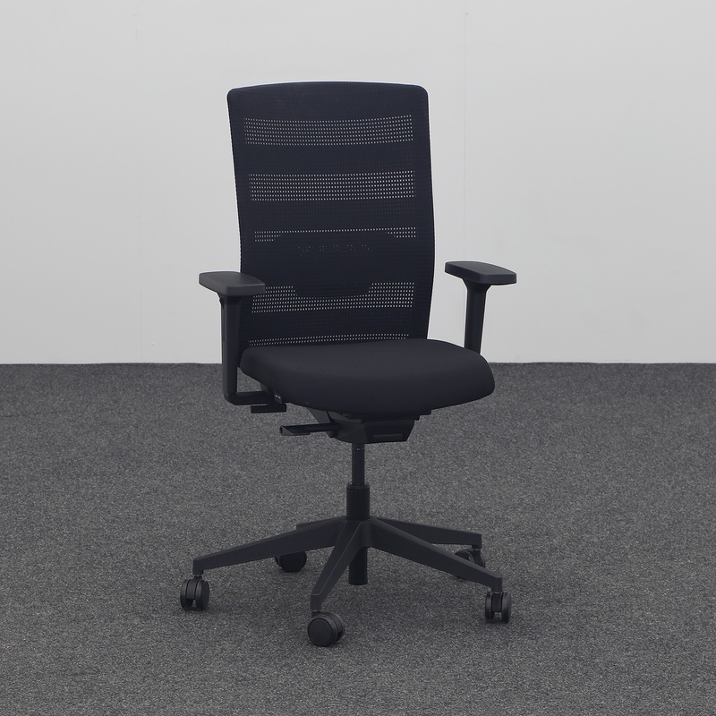 Image of Office swivel chair Topstar Sitness AirWork with 1D armrests, Black, Very good, Ergonomic chair - ideal for flexible working
