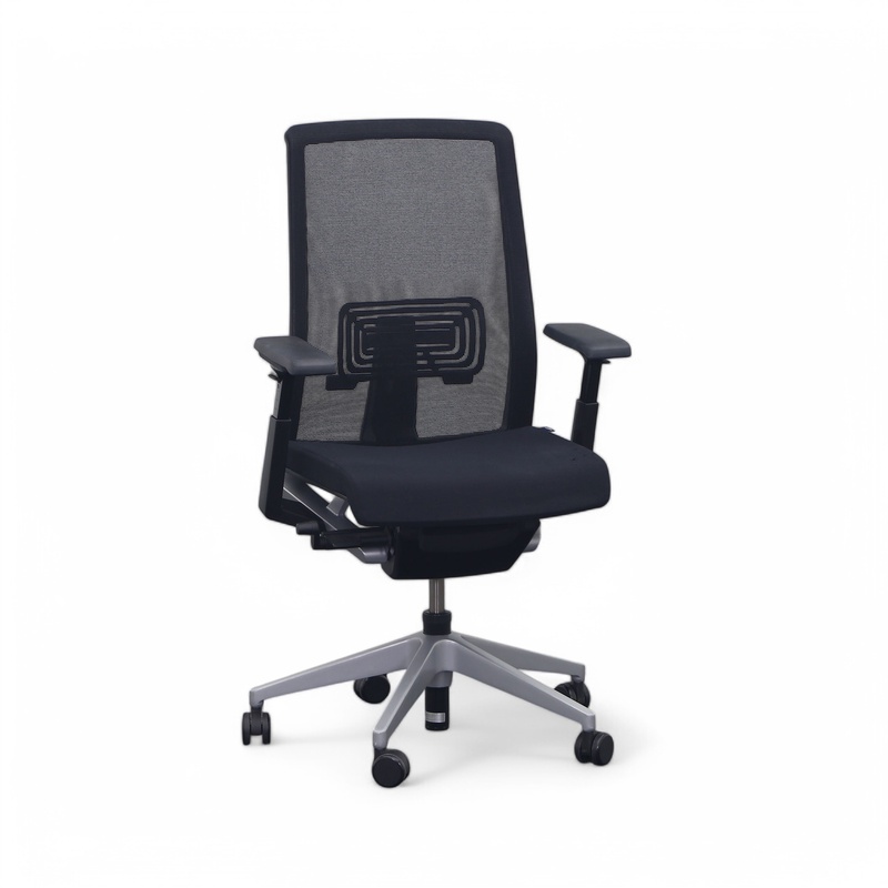 Image of Office chair Haworth Very Comforto 6265 with 4D armrests, Black, Good, Ergonomic chair - ideal for flexible working