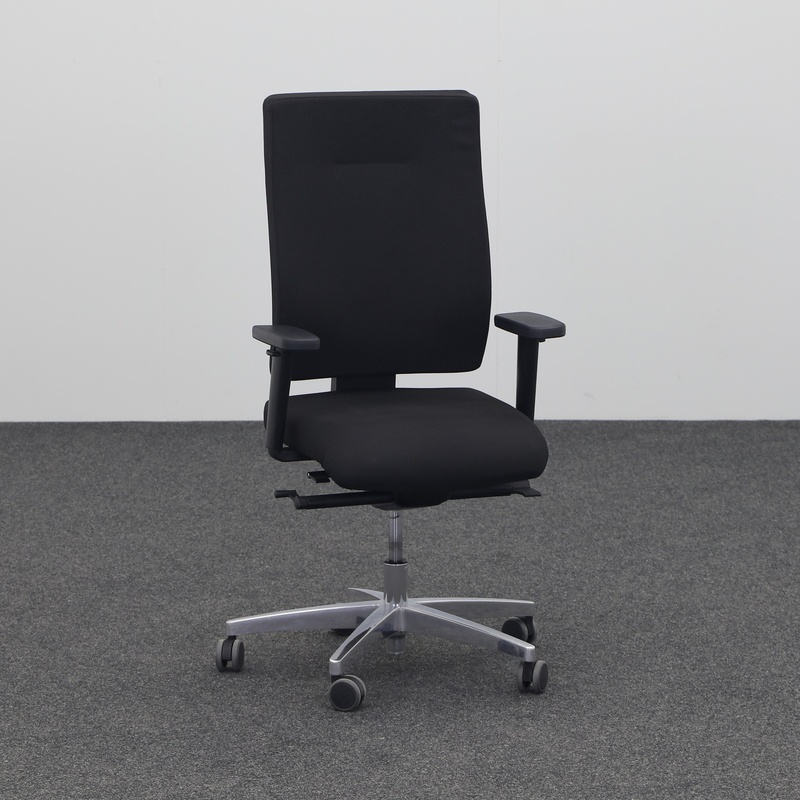 Image of Topstar Profi Star 15 office swivel chair with 1D armrests, Black, Normal used, Ergonomic chair - ideal for flexible working