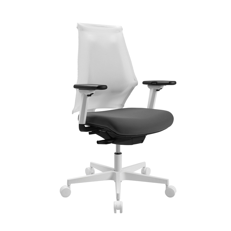 Image of Office swivel chair Topstar Sitness X Back with 1D armrests, Gray, New, Ergonomic chair - ideal for flexible working