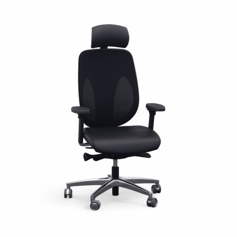 Image of Office swivel chairs Giroflex 353-4029 with 4D armrests, Black, Normal used, Ergonomic chair - ideal for flexible working