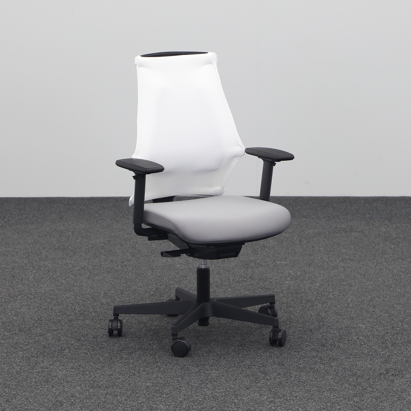 Image of Office swivel chair Topstar Sitness X Back with 2D armrests, Gray, Very good, Ergonomic chair - ideal for flexible working