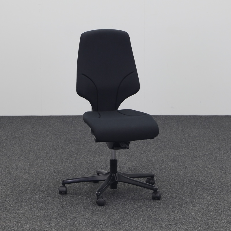 Image of Office swivel chairs Giroflex 64 without armrests, Black, Good, Ergonomic chair - ideal for flexible working