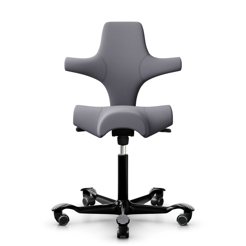 Image of Office swivel chairs HAG Capisco 8106 without armrests, Gray/Black, New, Ergonomic chair - ideal for flexible working