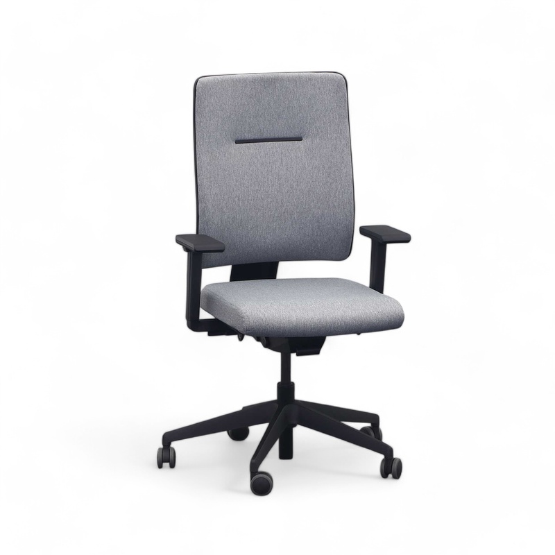 Image of Viasit Toleo Pro NPR office swivel chair with 2D armrests, Light gray, Good, Ergonomic chair - ideal for flexible working