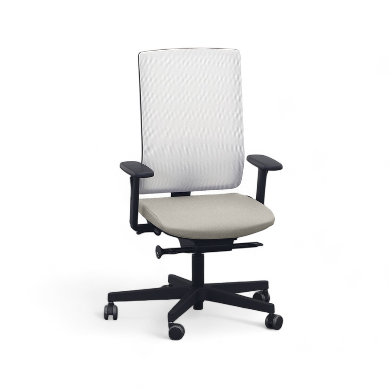 Image of Office chairs Sitag SitagPoint Tec 2 Mesh with 2D armrests, Beige, New, Ergonomic chair - ideal for flexible working
