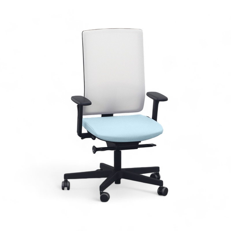 Image of Office chairs Sitag SitagPoint Tec 2 Mesh with 2D armrests, Blue, New, Ergonomic chair - ideal for flexible working