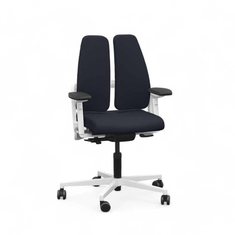 Image of Office chair SitagXilium DuoBack swissmade ergonomic with 4D armrests, Black, New, Ergonomic chair - ideal for flexible working