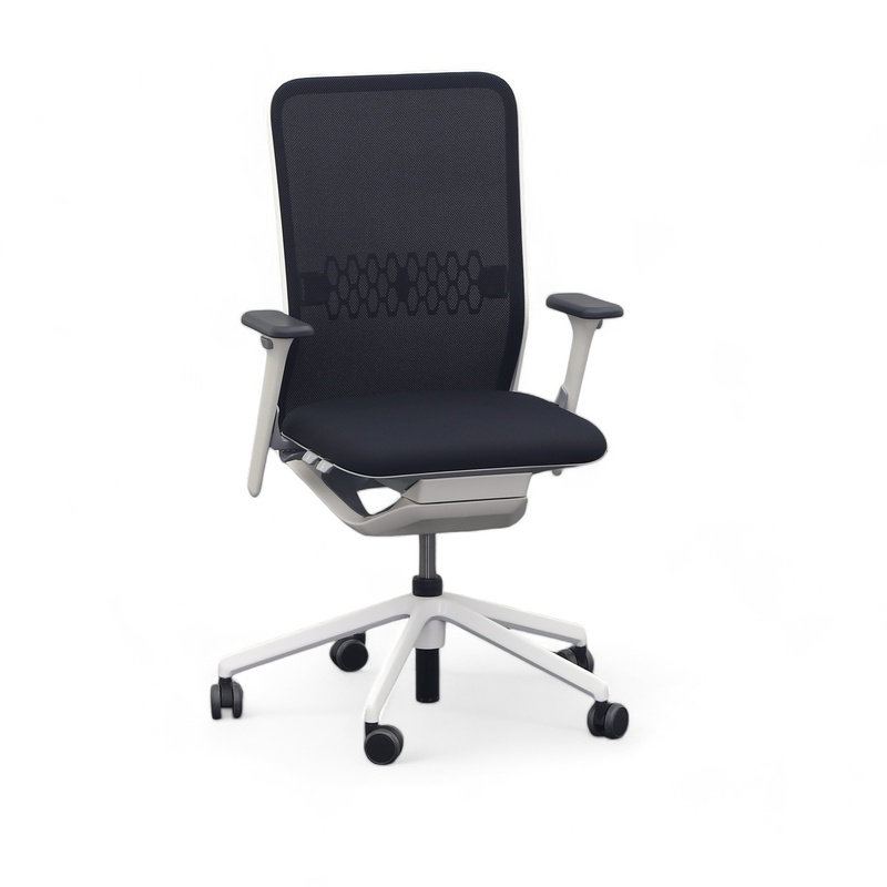 Image of Office swivel chair Sitag SitagTeam Mesh with 2D armrests, Black, Good, Ergonomic chair - ideal for flexible working