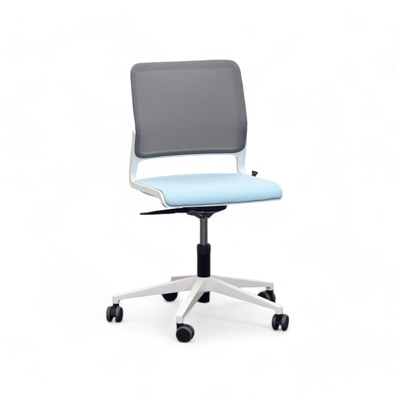Image of Conference chair Sitag SitagXilium Mesh without armrests, Blue, New - Ergonomic & height-adjustable