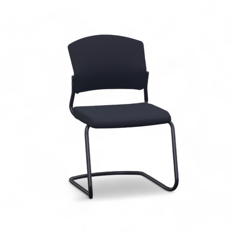 Image of Cantilever Sitag EL100 Black without armrests, Free swinging, New - Perfect for visitors and guests