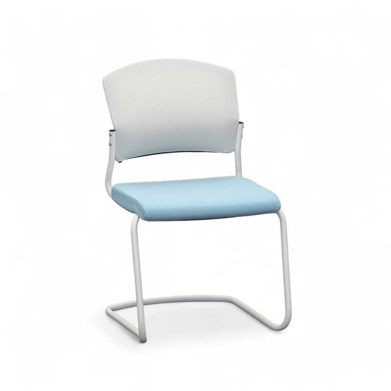 Image of Cantilever Sitag EL100 Blue without armrests, Free swinging, New - Perfect for visitors and guests