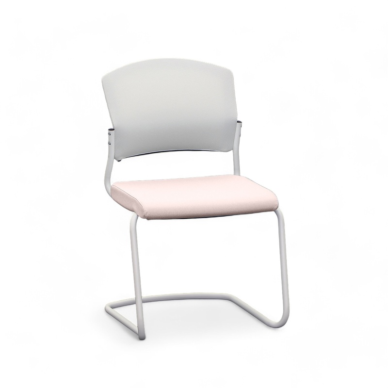 Image of Cantilever Sitag EL100 Pink without armrests, Free swinging, New - Perfect for visitors and guests