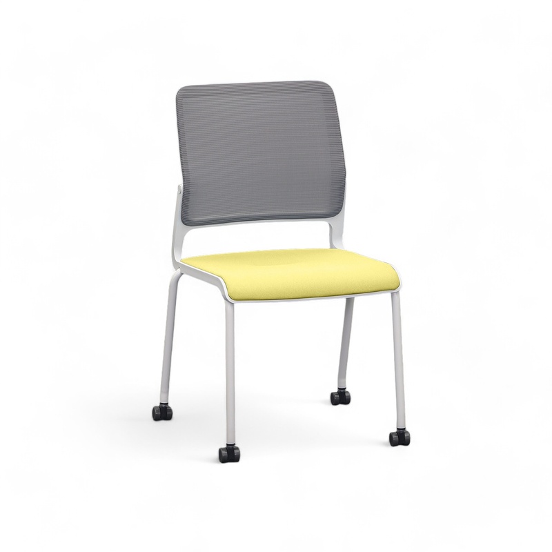 Image of 4-leg chairs Sitag SitagXilium Mesh Yellow without armrests, New - Perfect for office and reception