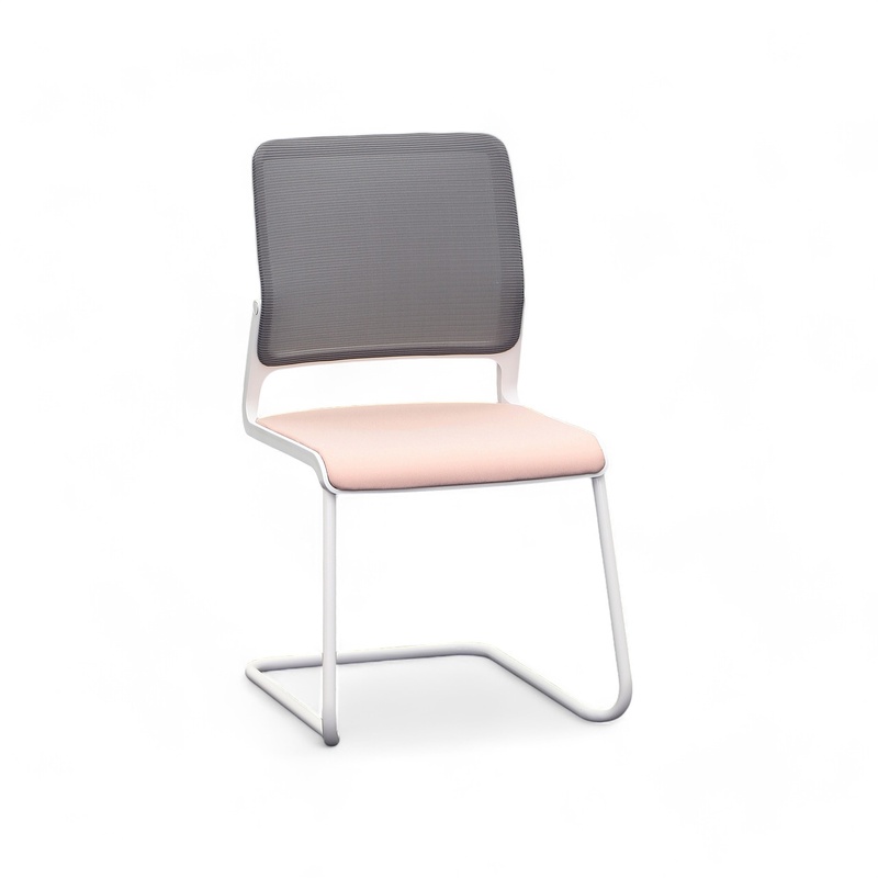 Image of Cantilever Sitag SitagXilium Pink without armrests, Free swinging, New - Perfect for visitors and guests