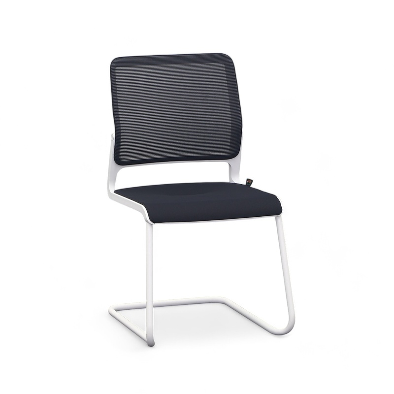 Image of Cantilever Sitag SitagXilium Black without armrests, Free swinging, New - Perfect for visitors and guests