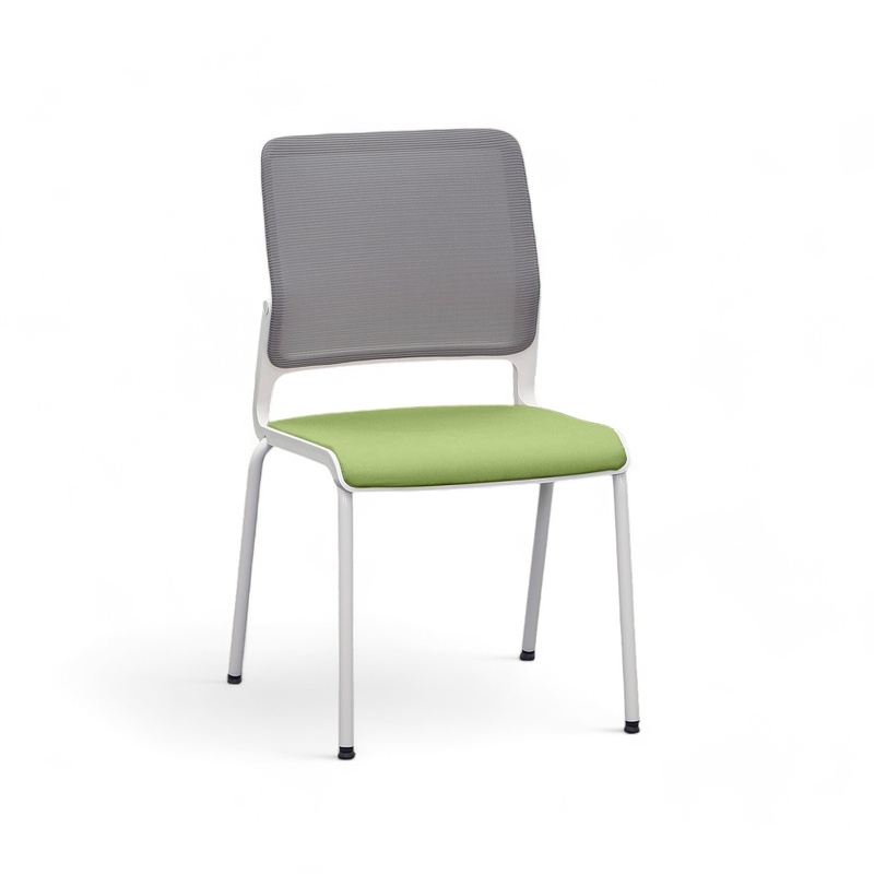 Image of 4-legged chairs Sitag SitagXilium Mesh Green without armrests, New - Perfect for office and reception