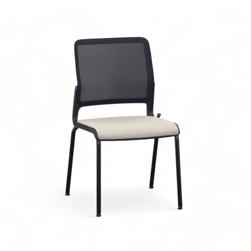 Image of Sitag SitagXilium Mesh visitor chair Beige without armrests, New - Perfect for office and reception