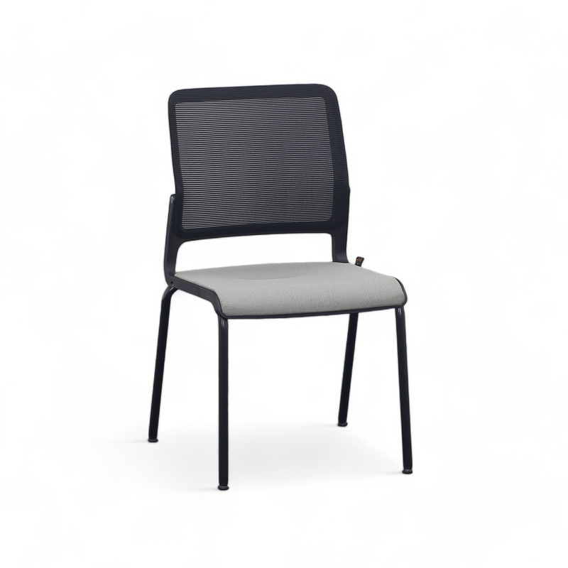 Image of Sitag SitagXilium Mesh visitor chair Gray without armrests, New - Perfect for office and reception
