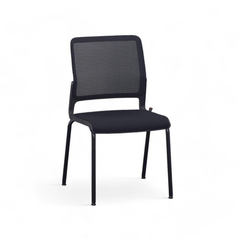 Image of Sitag SitagXilium Mesh visitor chair Black without armrests, New - Perfect for office and reception