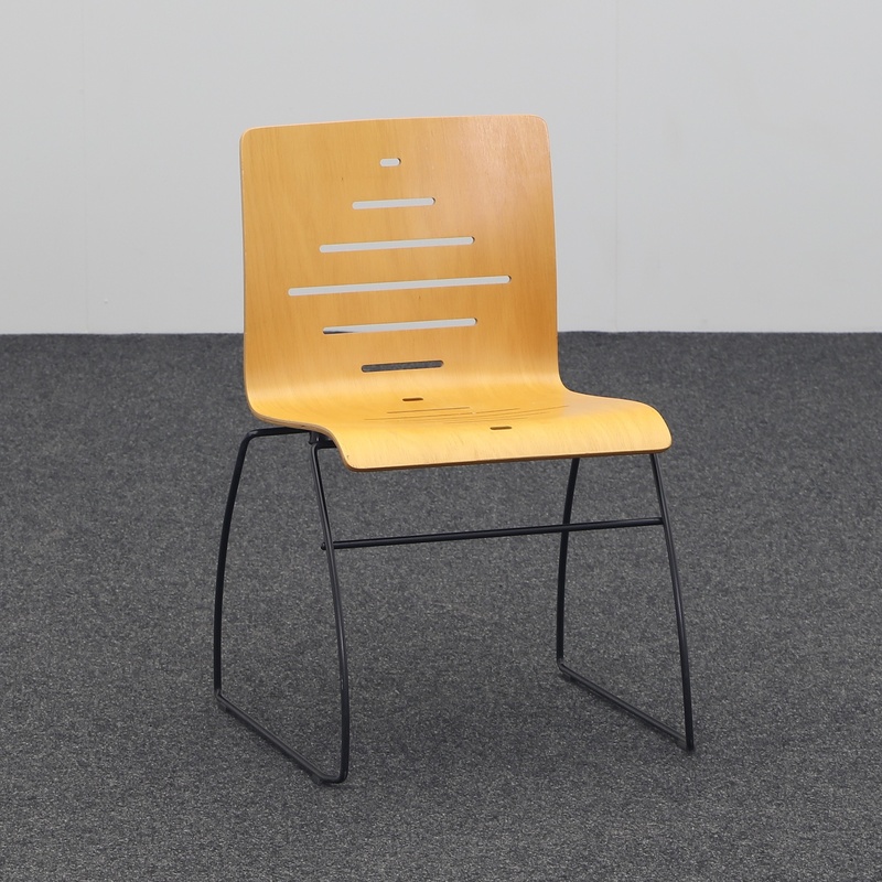 Image of Skid-base chairs Bent Krogh Beech without armrests, Normal used - Comfortable seating